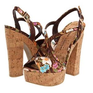 Chinese Laundry ‘Party Time Kimono’ Cork Platform